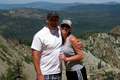 Having fun on a camping trip