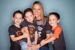 Carey loves the San Francisco Giants!