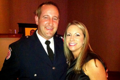 At a firefighter ball