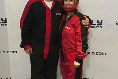 Having fun at the iFly event
